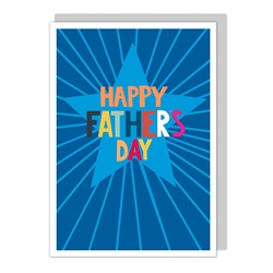 Star Father's Day Card 