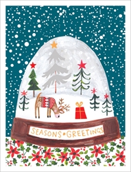 Snow Globe - Christmas Card 