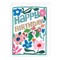 Flowers Birthday Card 