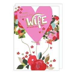 Wife Valentines Day Card 