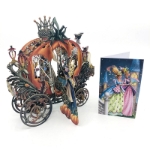 3D Cinderella's Carriage Blank Card 