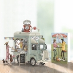 3D Coffee Truck Card