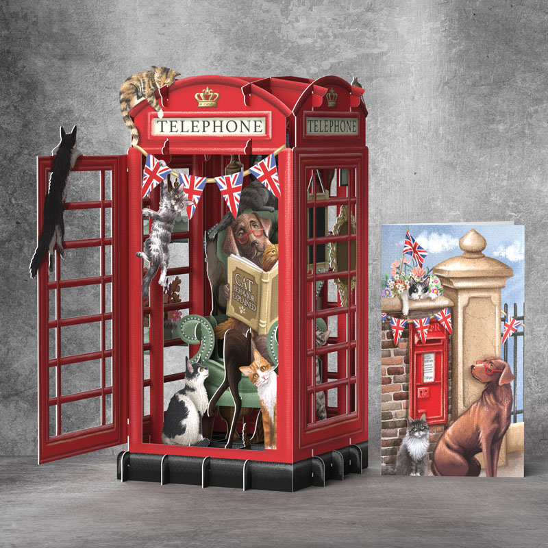 3D Dog & Bone Blank Card