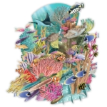 3D The Reef Blank Card 