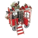 3D Christmas Cart Christmas Card - X3D015