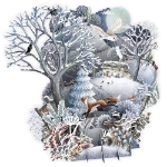 3D Sildent Night Christmas Card Christmas