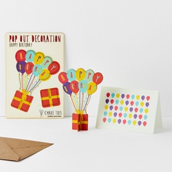 3D Balloon Birthday Card 