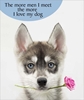 I Love My Dog Friendship Card 