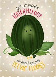 Watermelon Baby Card 