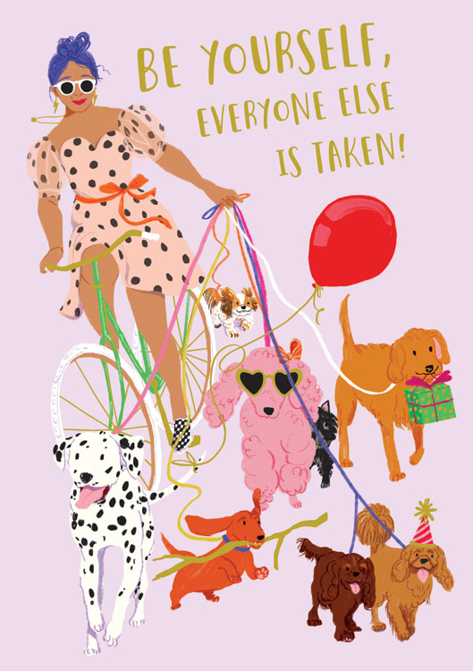 Be Yourself Friendship Card