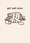 Pusheen Get Well Soon Card