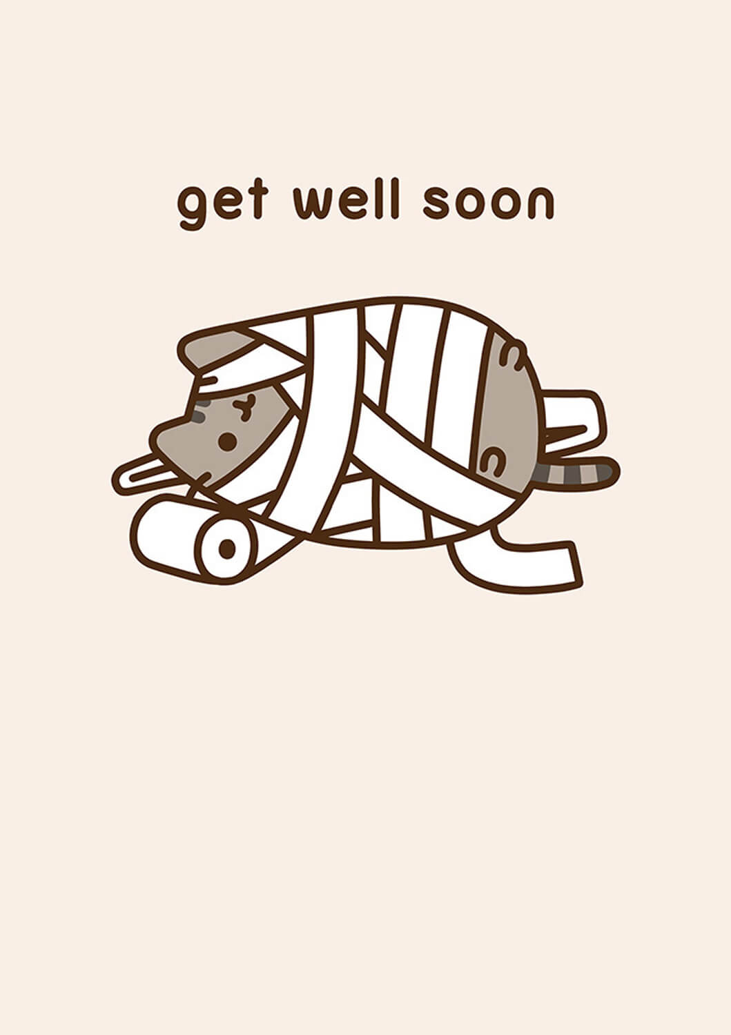 Pusheen Get Well Soon Card