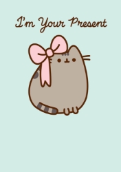 Pusheen Present Birthday Card