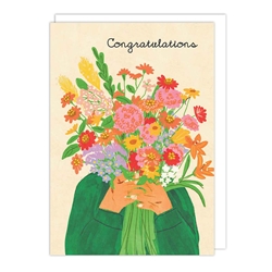 Flowers Congratulations Card 
