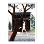 Cafe Stroll Blank Card 