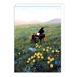 Piano Field Blank Card 
