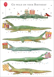 Crocodile Birthday Card 