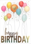 Balloons Birthday Card 