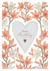 Heart Birthday Card 