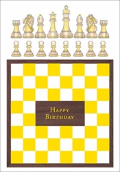 Chess Birthday Card 