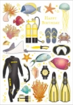 Snorkeling Birthday Card 