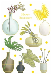 Plants Birthday Card 