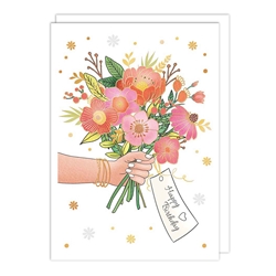 Bouquet Birthday Card 