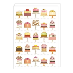 Cakes Birthday Card 