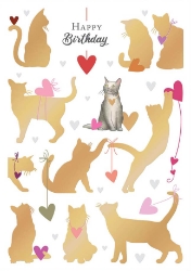 Cats Birthday Card