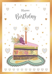 Cake Slice Birthday Card