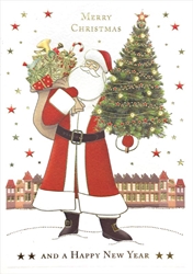 Santa Christmas Boxed Cards 