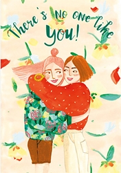 Hugging Friends Friendship Card 