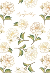 White Rose Sympathy Card 