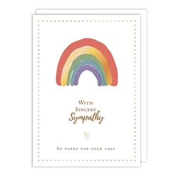 Rainbow Sympathy Card 