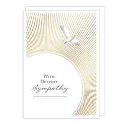Rays Bird Sympathy Card 