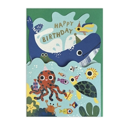 Sea Party Birthday Card 
