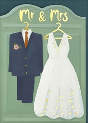 Clothes Wedding Card 