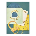 Vinyl Records Birthday Cards 