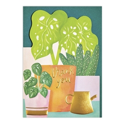 Plants Thank You Card 