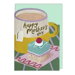 Tea and Cake Mothers Day Card 