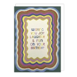 Joy Laughter Birthday Card 