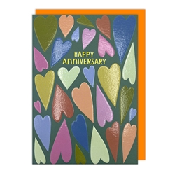 Hearts Anniversary Card 