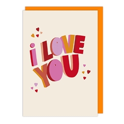 I Love You Love Card 