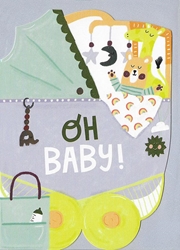 Pram Baby Card 