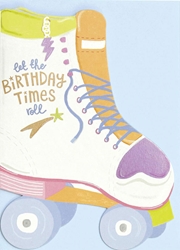 Skates Roll Birthday Card 