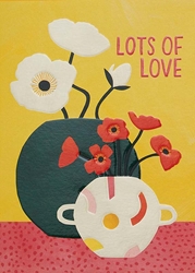Vase Green Love Card 