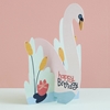 Swan Birthday Card 