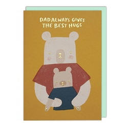 Dad Hugs Fathers Day Card 