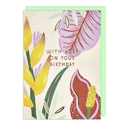 Tropical Birthday Card 