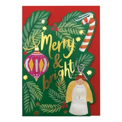 Merry & Bright Christmas Card Christmas